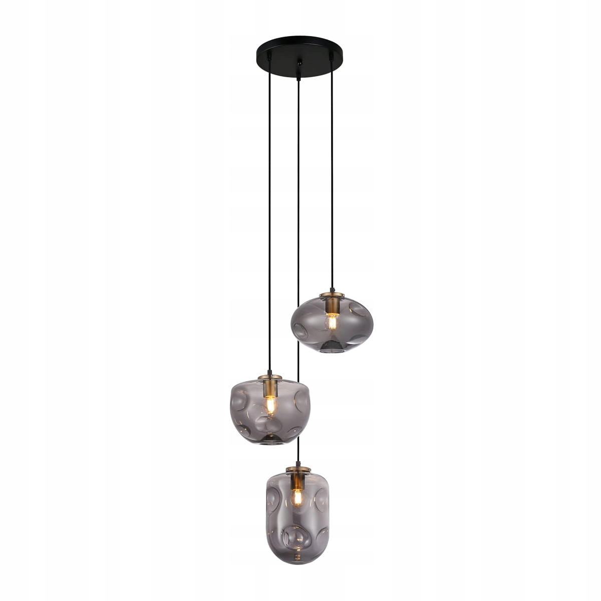 Závesná lampa Italux Hatella moderná medená