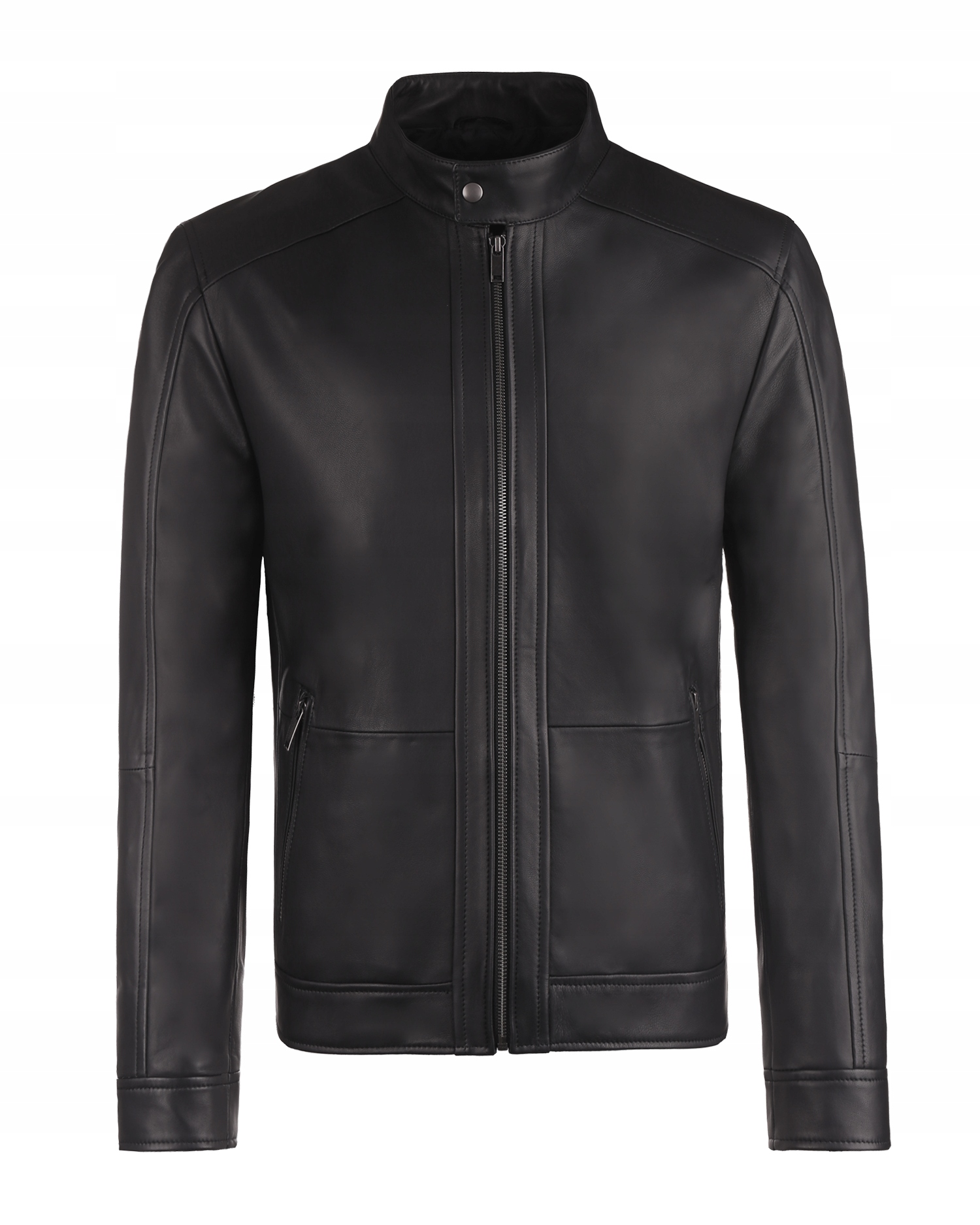 Tomskór Černá Kožená Pánská Bunda Kasjan III L