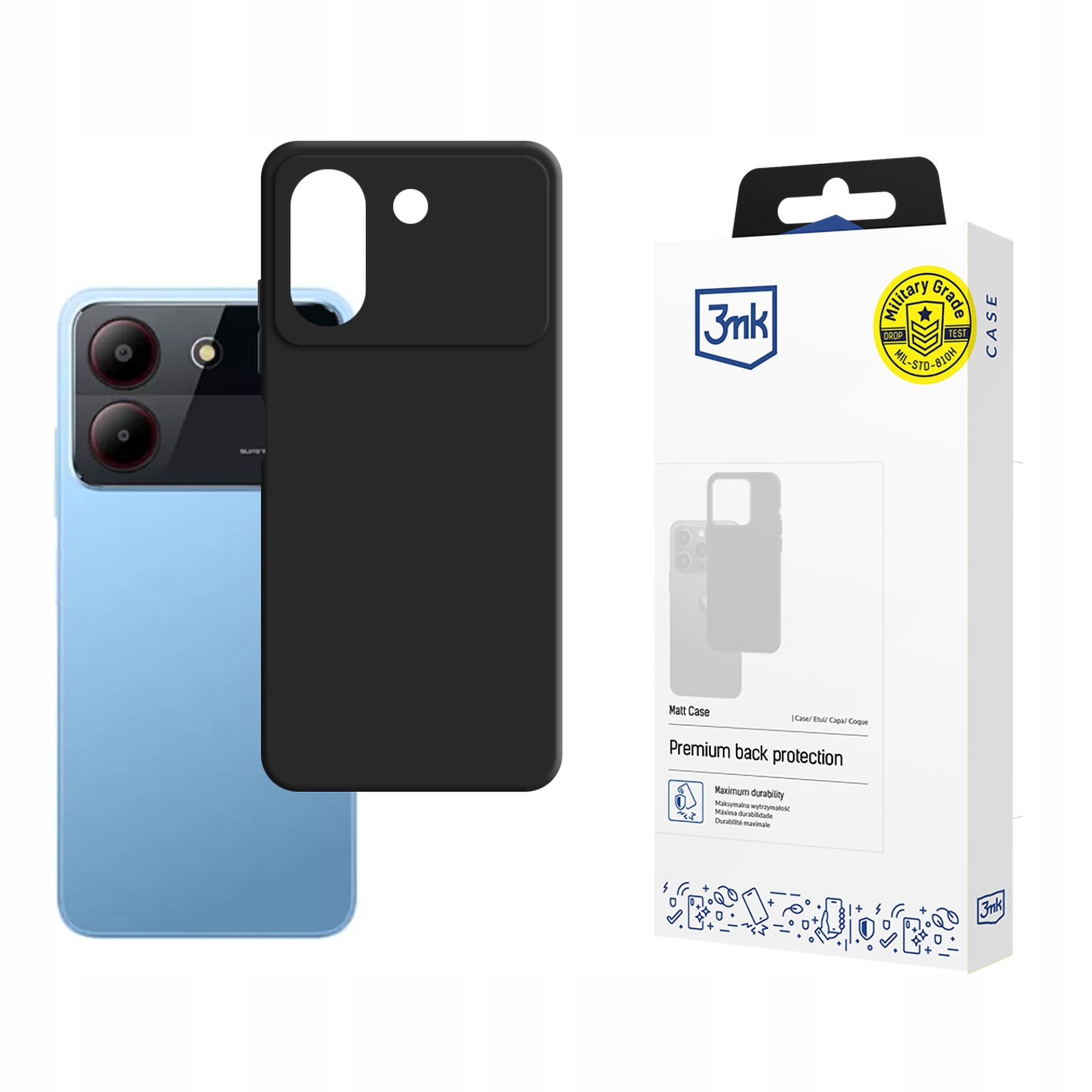 Plecki 3mk do Zte A54 czarny