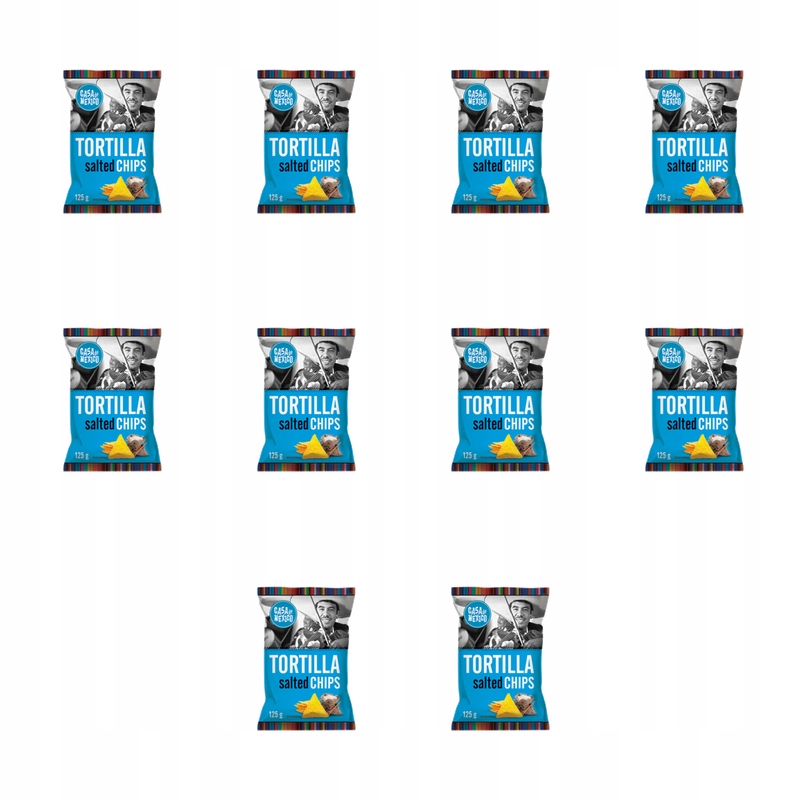 Case De Mexico Tortilla solené chipsy 125 g X10