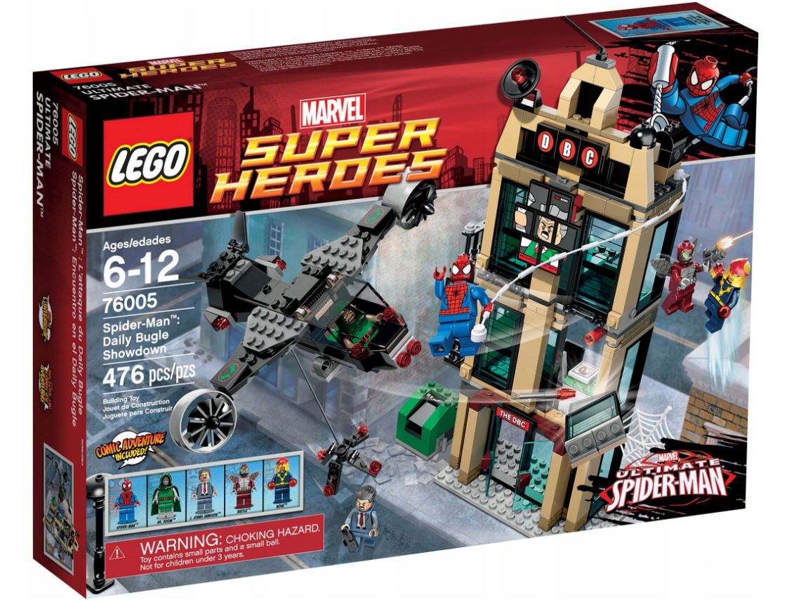 Lego Zestaw Marvel Heroes Spider Man Codzienny pojedynek 76005