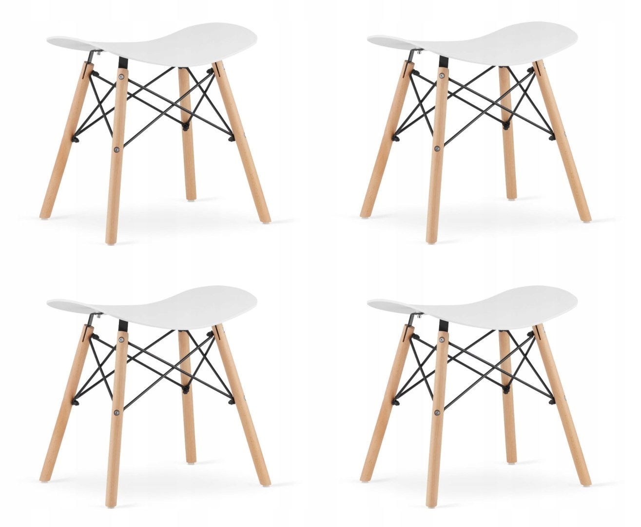 Stolička Korfu bílá x 4