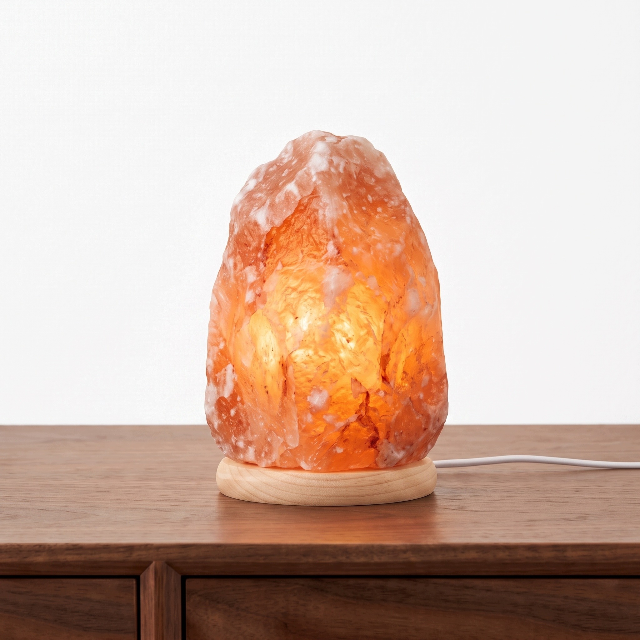 Solná Léčivá Lampa Přírodní 4-6 Kg Ručně Vyřezávaná Dárek