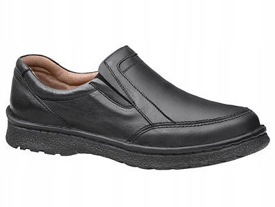 Półbuty Łukbut 946 r.49 wsuwane Skóra Mokasyny XXL