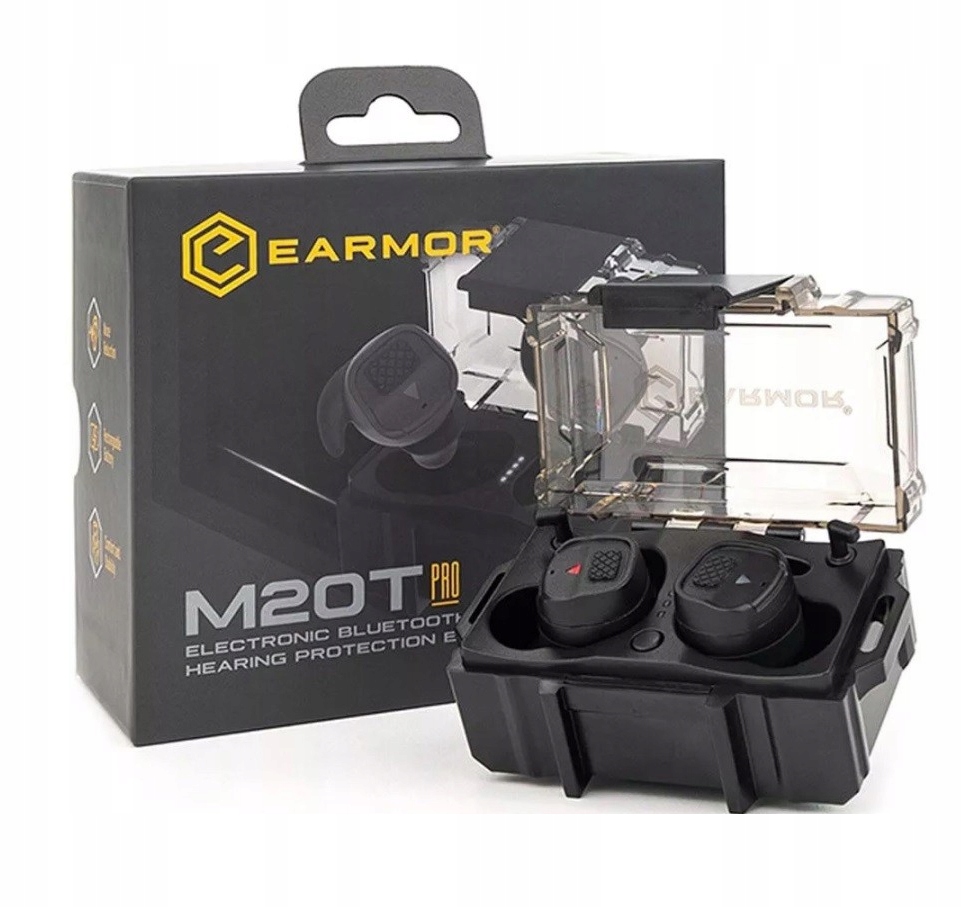 Sluchátka Earmor Aktivní chrániče sluchu M20T Pro Nrr 30 dB Bluetooth 5.4