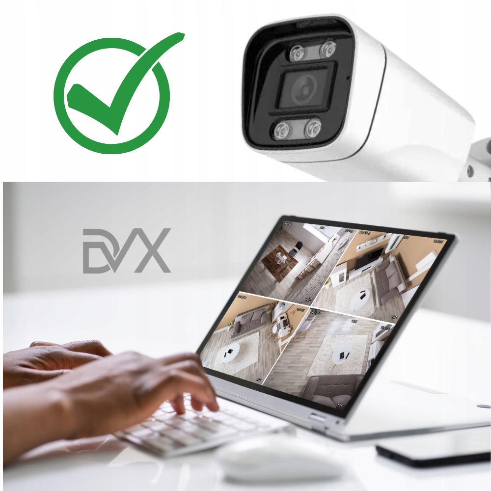 KAMERA ZEWNĘTRZNA WODOODPORNA REJESTRATOR IP66 TUBOWA IP PoE 8MPX HQ ZOOM Model XT8 KAMERA MONITORING ZOOM 8MP 8MPx ZEWNĘTRZNA