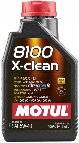 

Motul 8100 X-clean C3 1l 5W-40