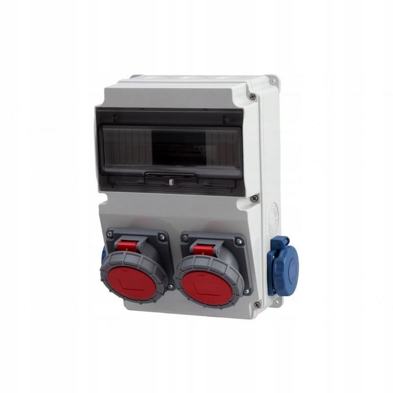 Rozvaděč Lago IP65 10M – zásuvky 16A/5P, 32A/5P, 2x230V