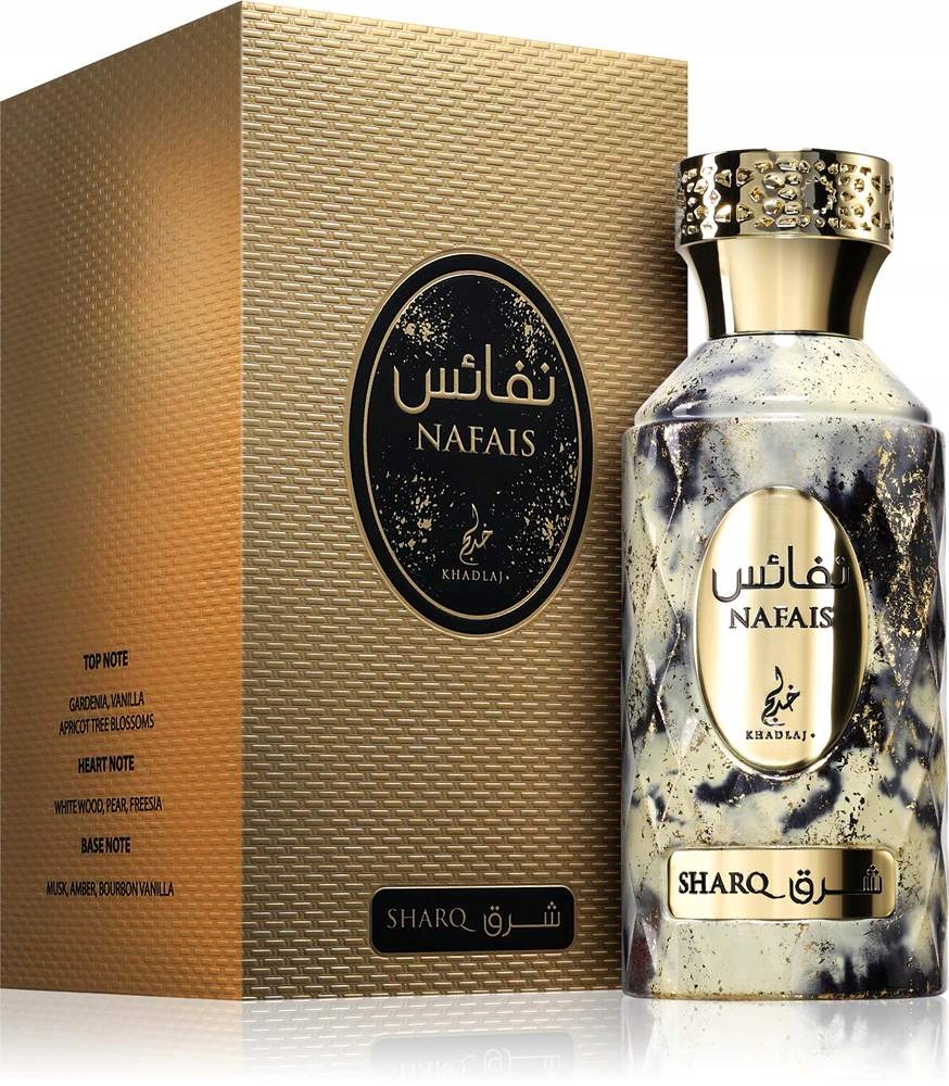 Oryginalne Perfumy Arabskie Khadlaj Nafais Sharq 100ml EDP+próbka 2ml Grati