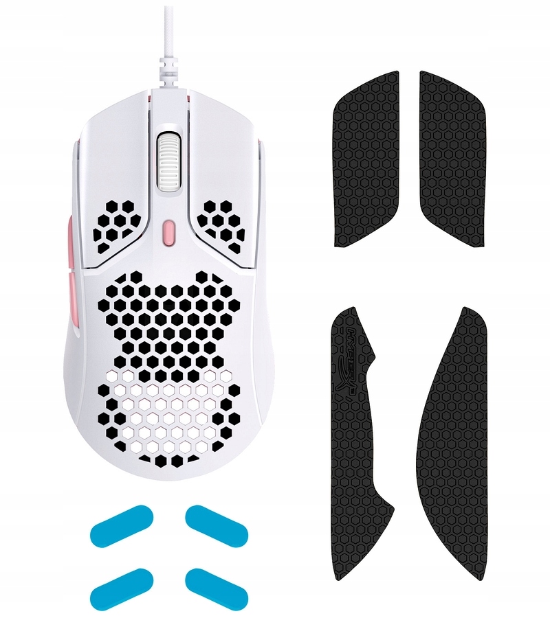 Myš drátová HyperX Pulsefire Haste bílo-růžová Usb kabel 1.8 m 4P5E4AA