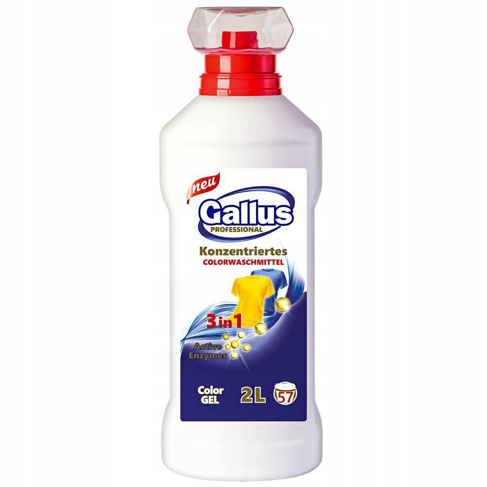 

Gallus Professional Żel do Prania Koloru 3w1 2l De
