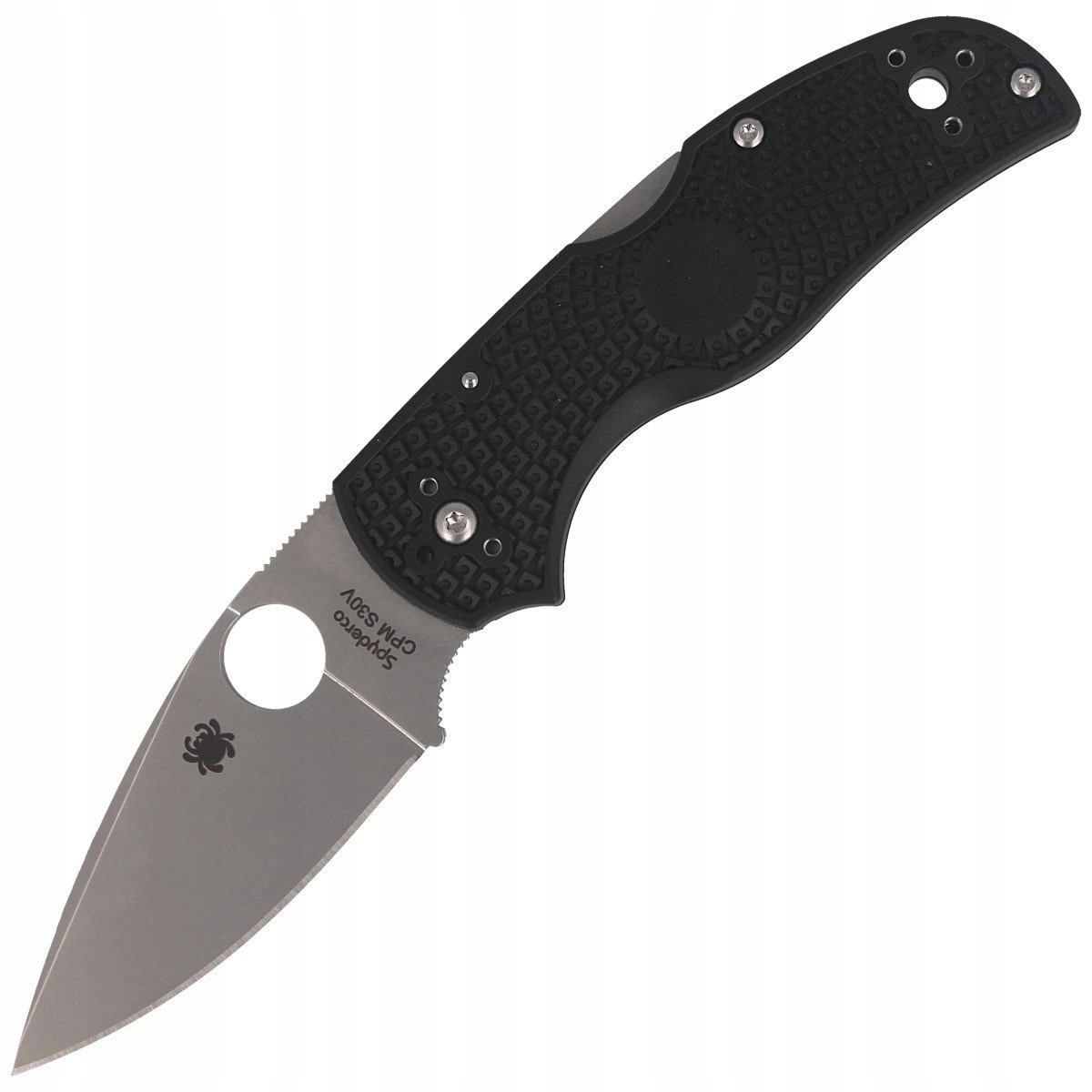 Spyderco Native 5 Black Frn Skládací Edc Nůž , Satin Cpm S30V od Sala Glessera