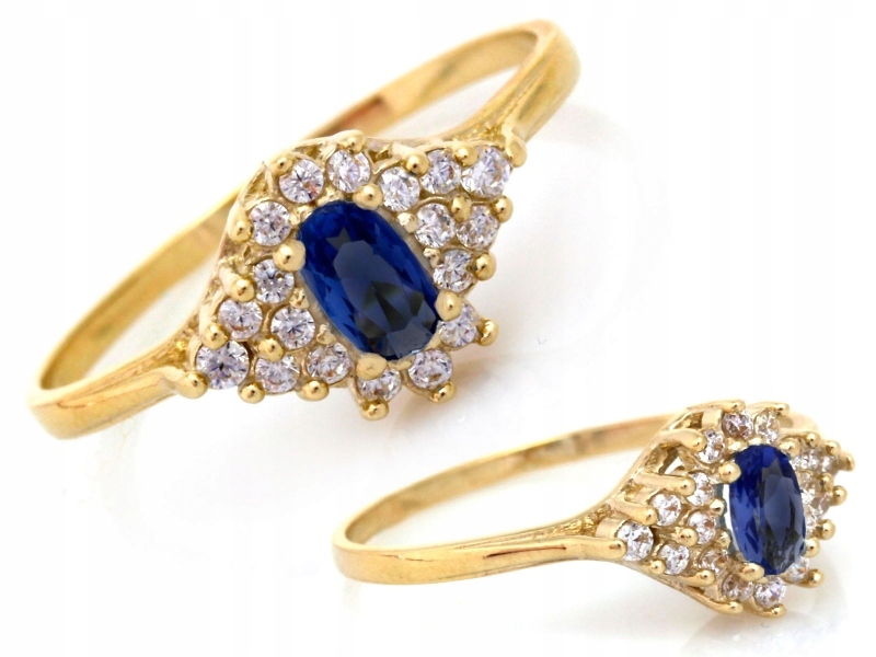 Zlatý prstýnek v barvě zirkony vel. 16 pr.585