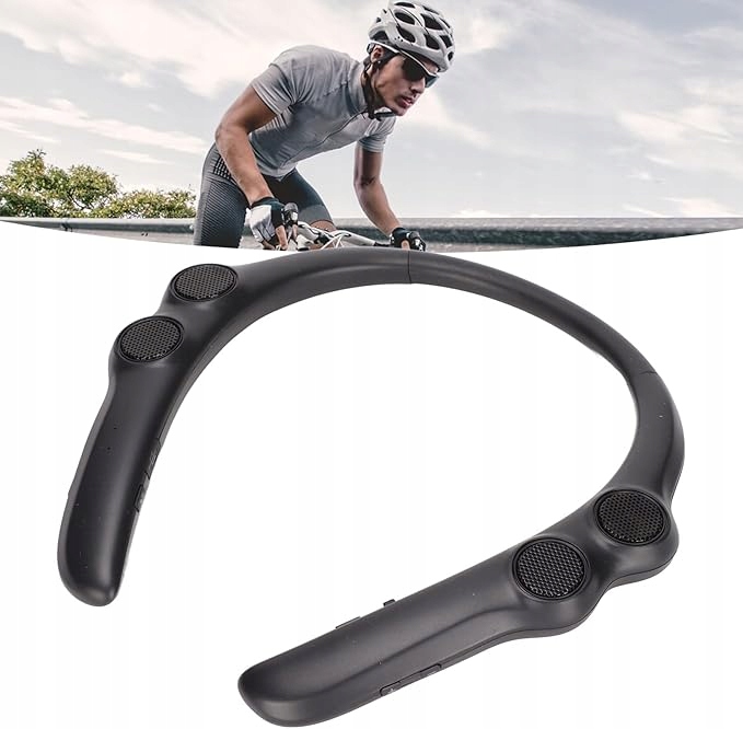 Przenośny głośnik z pałąkiem na szyję Redukcja szumów Długi czarny
