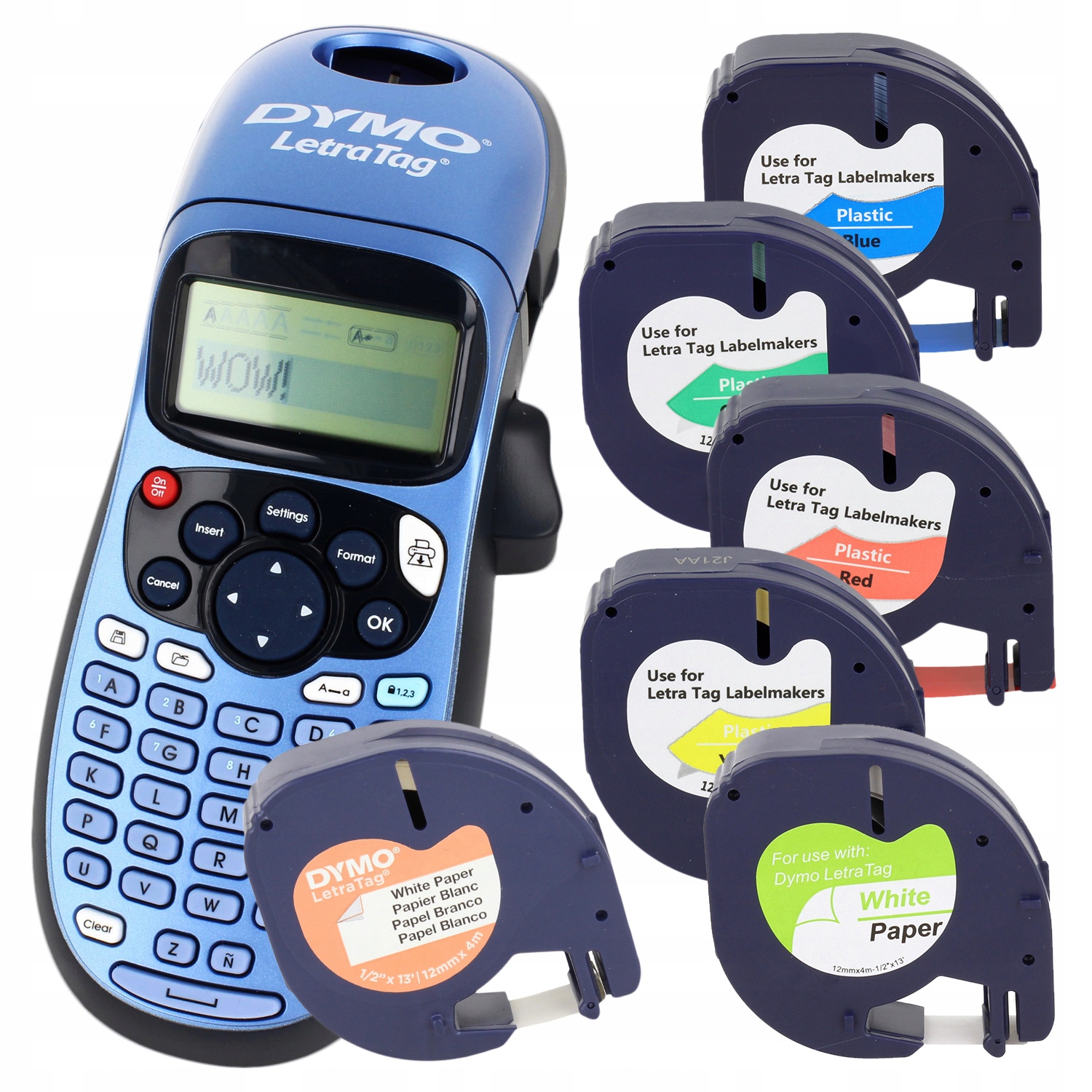 

Drukarka Dymo Razor LT-100H MIX Kolorów taśm Lt