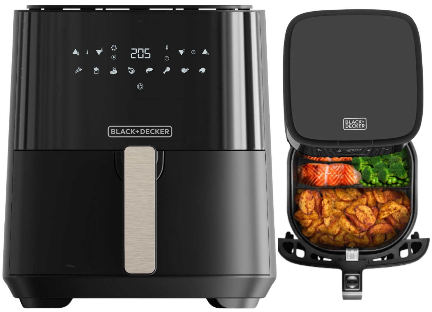 Frytkownica beztłuszczowa Black+decker 5 Litrów moc 1400W airfryer