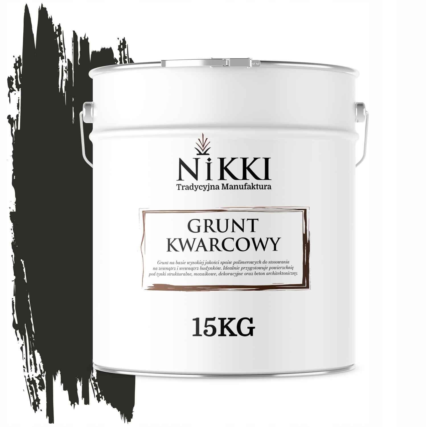 Základný Náter Pod Dekoratívnu Omietku Tmavosivá So Striebornou Mikou D921 15KG