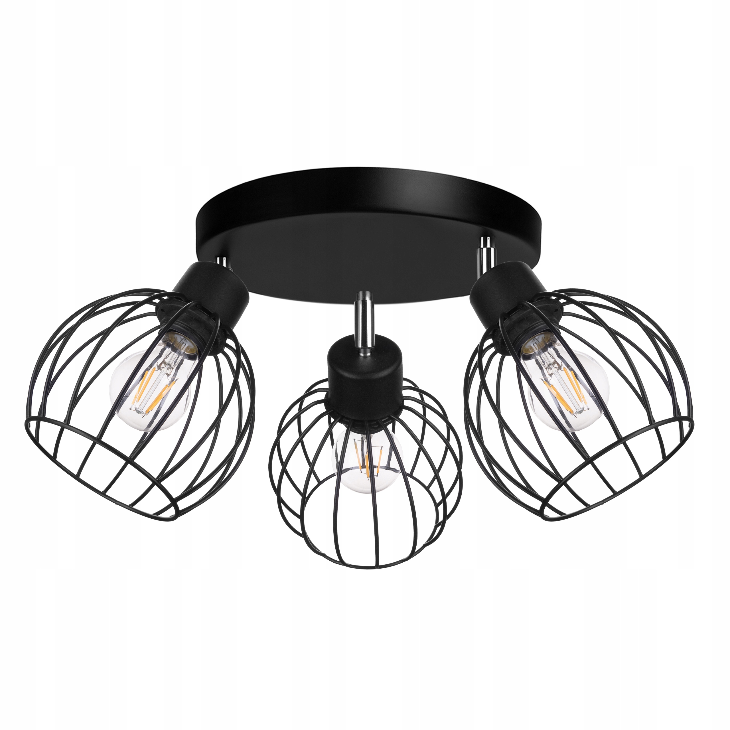 

Lampa sufit Plafon Żyrandol regulowany Drut Kula