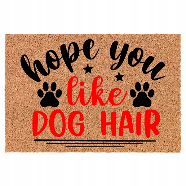 Rohožka pod dveře do domu Pes Vzory 60x90