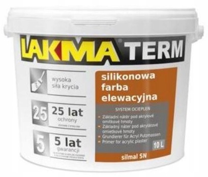 Lakma Silmal Sn Farba Silikonowa Renowacyjna Elewacyjna 10L