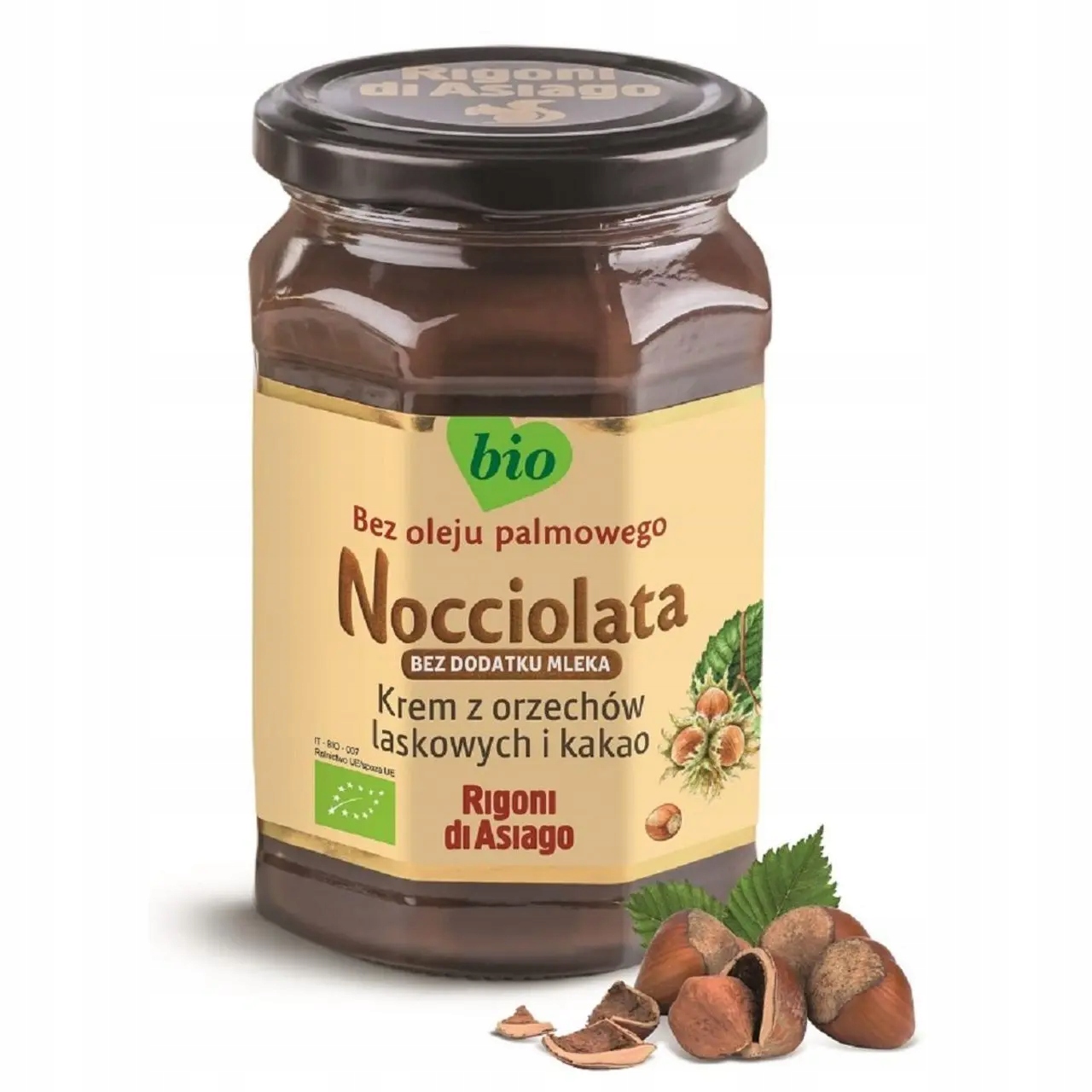 Veganský Krém Z Lískových Ořechů A Bezlepkového Kakaa Bio 250 g -...