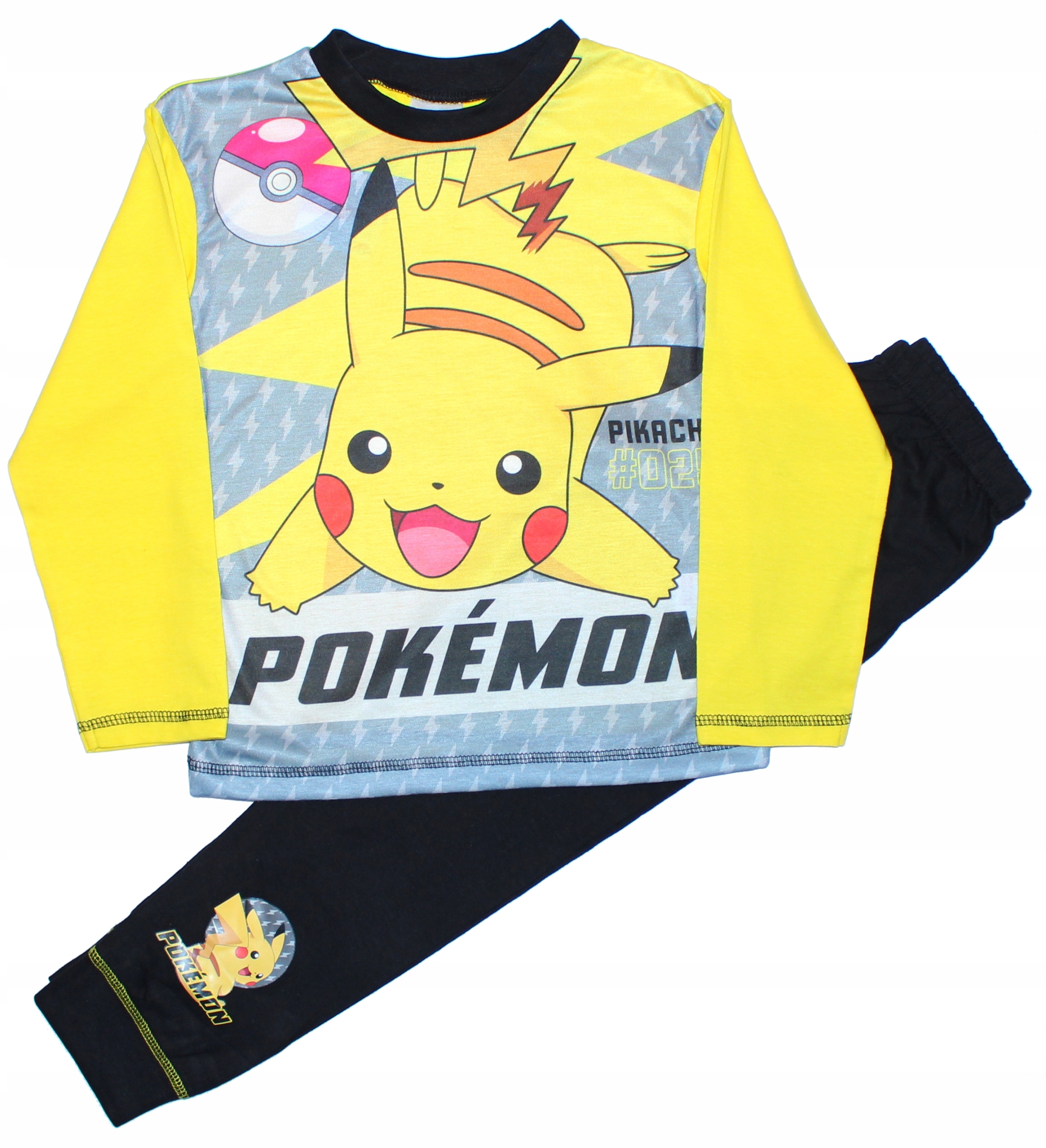 Pokemon Pikachu Pizama 128 Allegro Pl