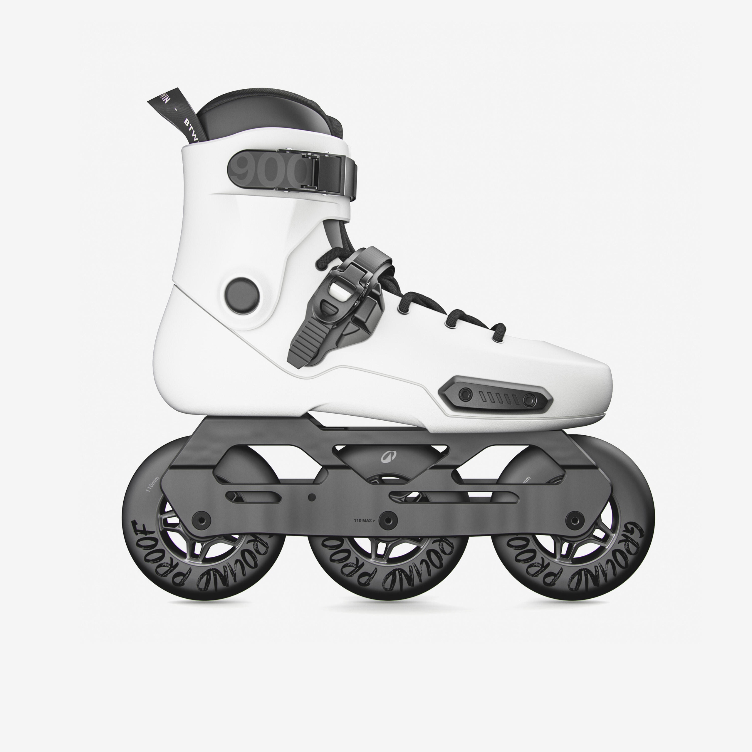 Rolki 3-kołowe do jazdy freeskate dla dorosłych Hardboot Mf S 900