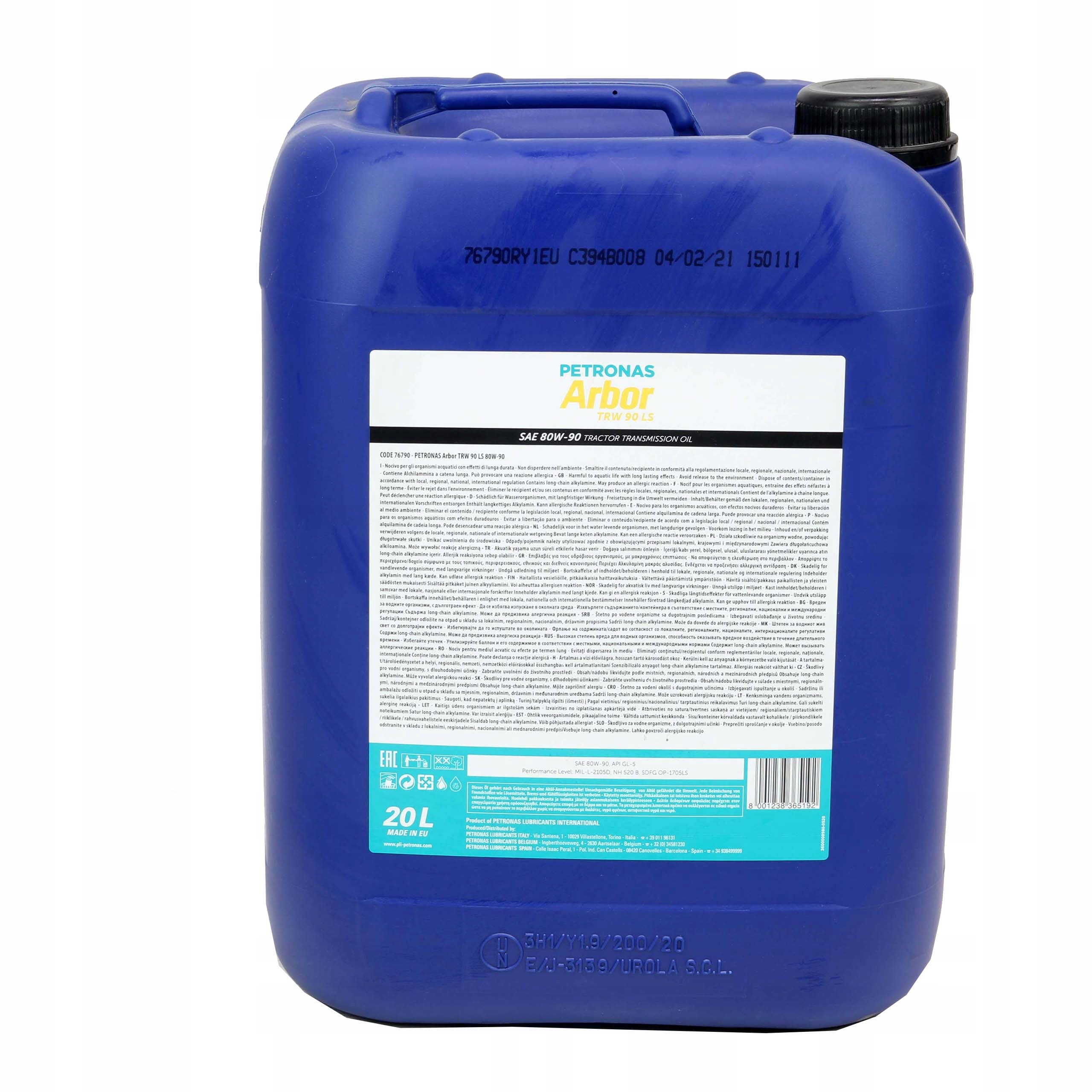 PETRONAS ARBOR TRW 90 LS 80W/90 20L Producent Petronas