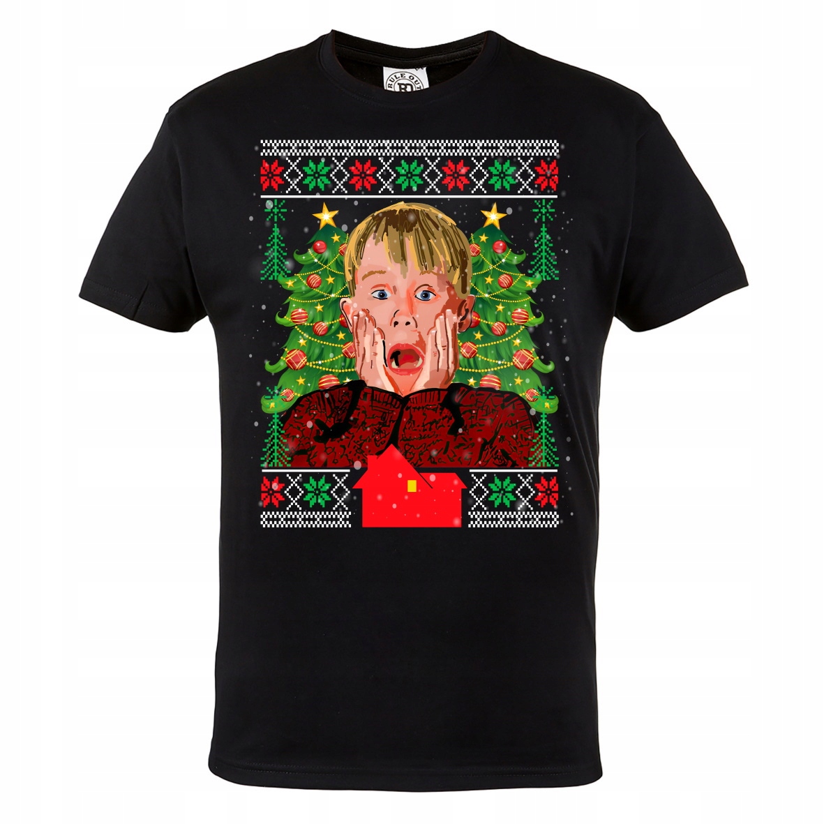 

Koszulka Świąteczna Filmowa Kevin Sam W Domu