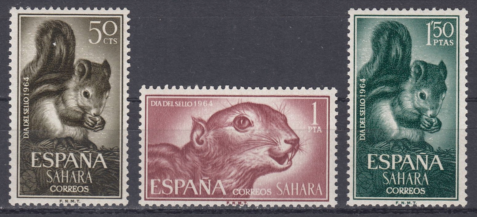 SAHARA ESPANOL - 1964 - Mi 267-269 - WIEWIÓRKI xx
