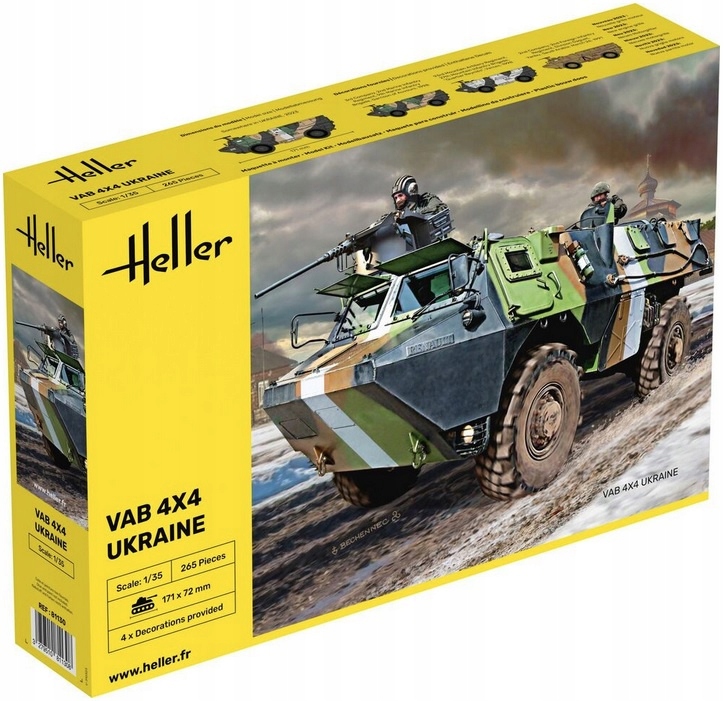 Obrněné vozidlo Vab 4x4 Ukraine 1:35