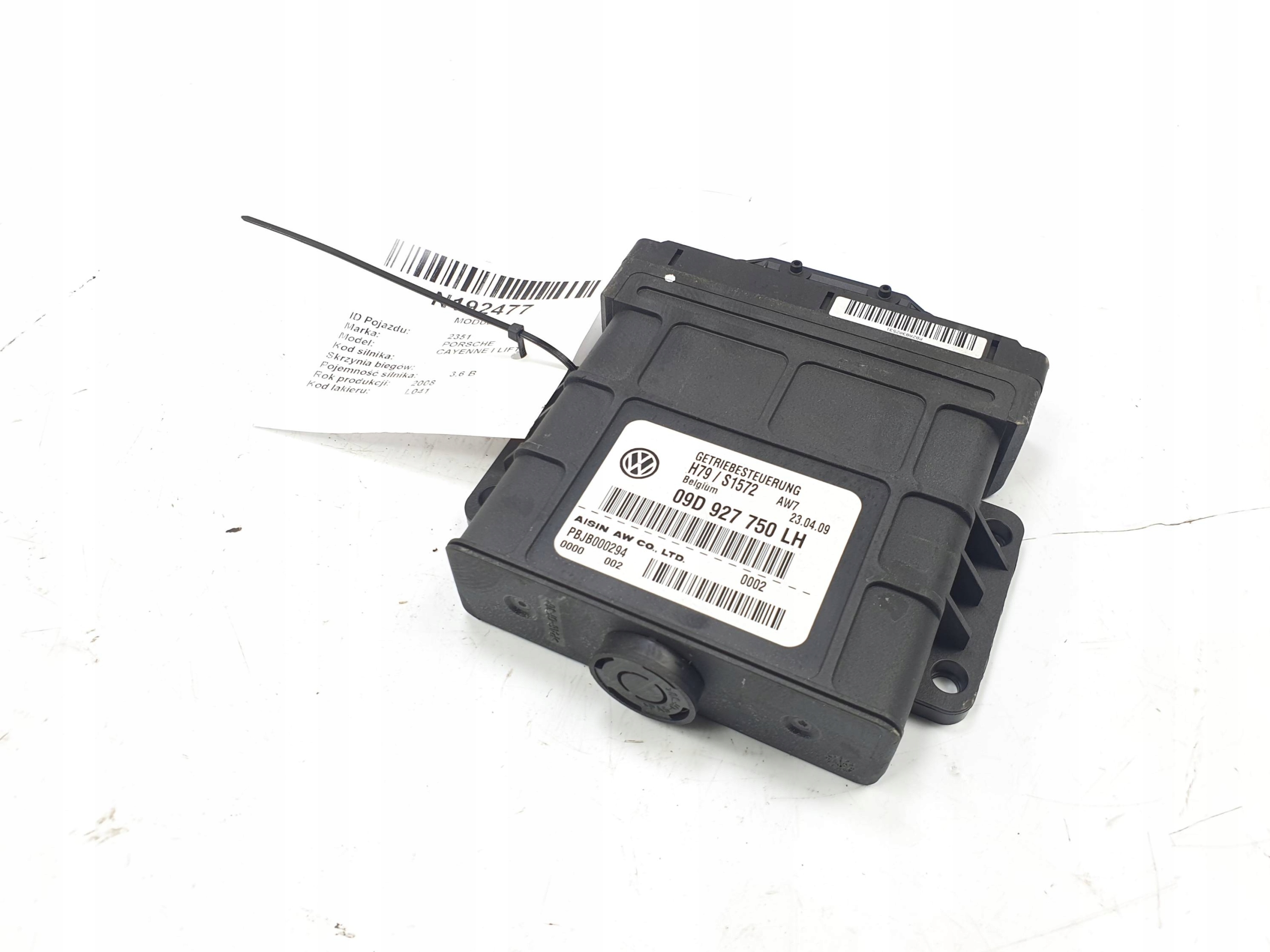 control unit gearboxes 09D927750LH PORSCHE CAYENNE and LIFT