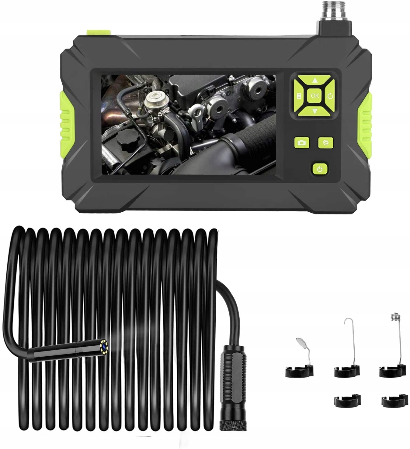 KAMERA INSPEKCYJNA ENDOSKOP FULL HD LCD IP68 8mm