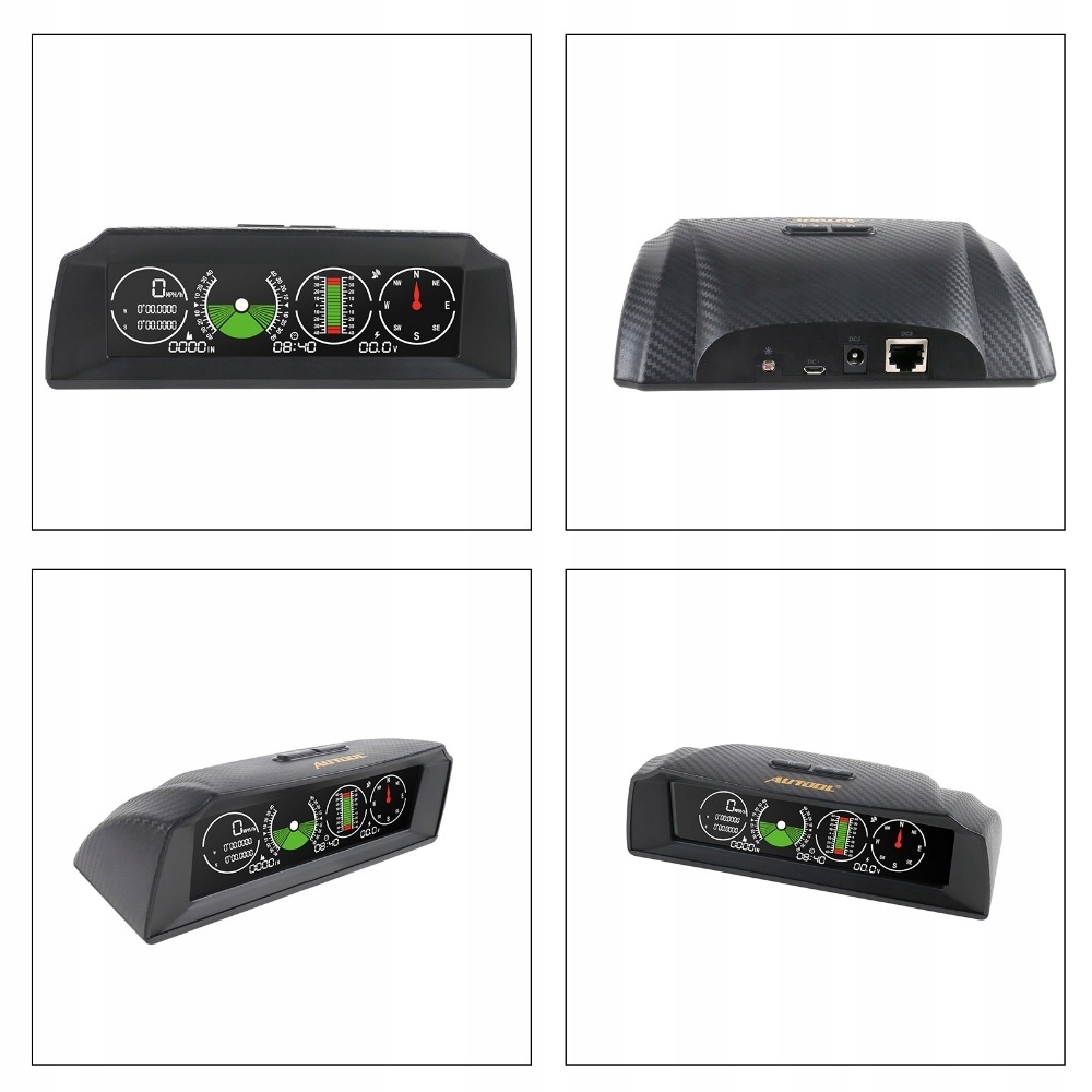 PRZECHYŁOMIERZ PODŚWIETLANY Elektroniczny Kąty LCD