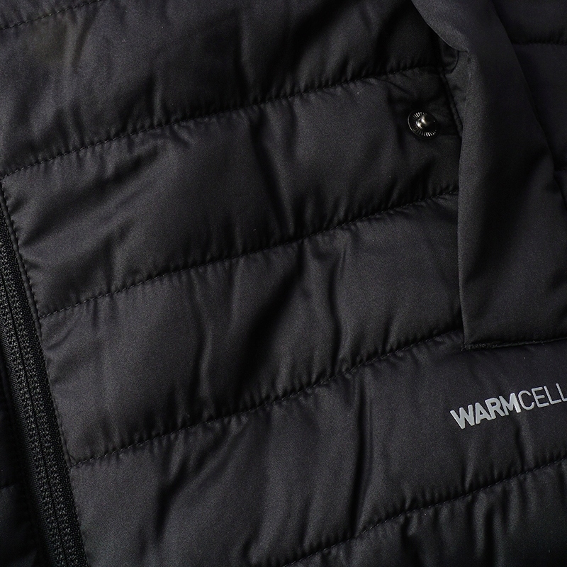 Puma kurtka dziecięca czarna pikowana przejściowa logo WarmCell 128 Kod producenta 655625 03