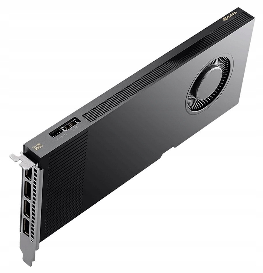 Pny Nvidia Rtx Pro 4000 Blackwell Pci-e 24GB GDDR7 Ecc 4x Dp 2.1b