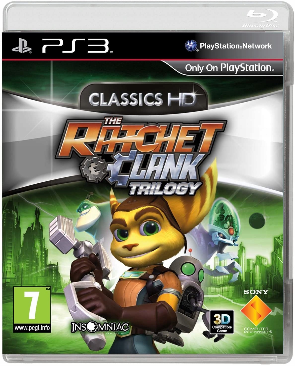 THE RATCHET & CLANK TRILOGY PS3 NOVÝ 3 HRY