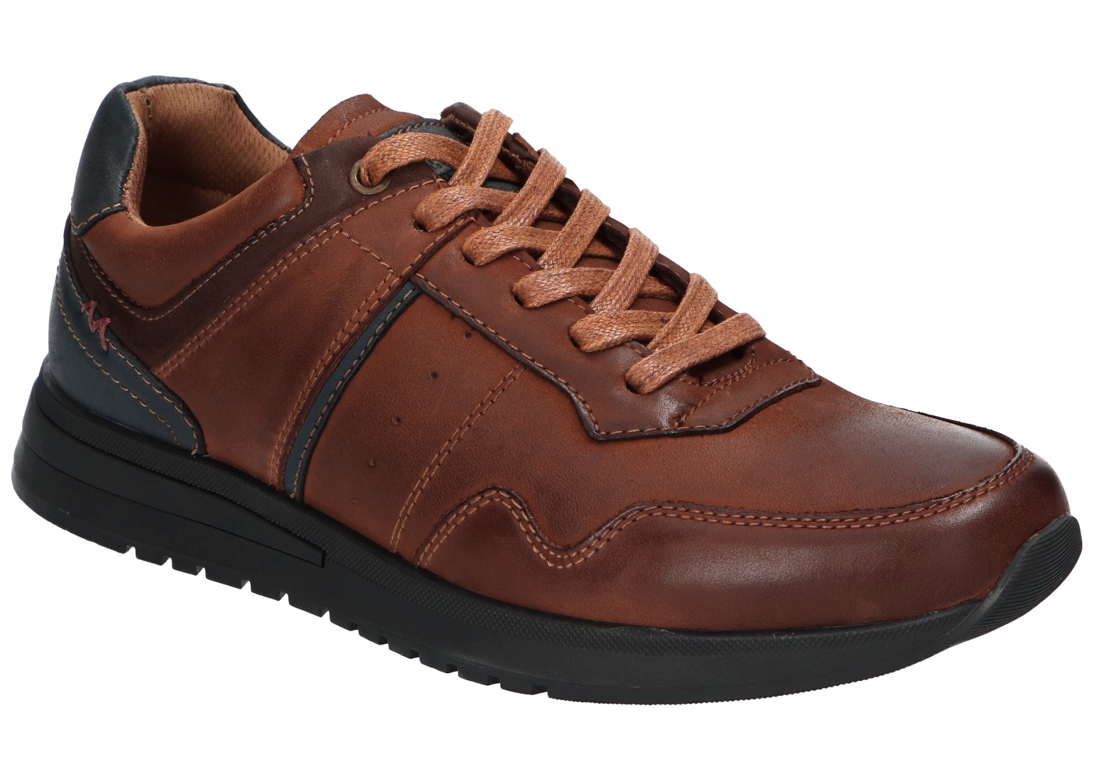 American Club RH186 Polobotky Casual Kožené Boty Pánské Paměťová Vložka 42