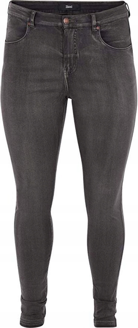 Trubičky Plus Size Zizzi Šedé Klasické Džíny Kalhoty N78 305L 46