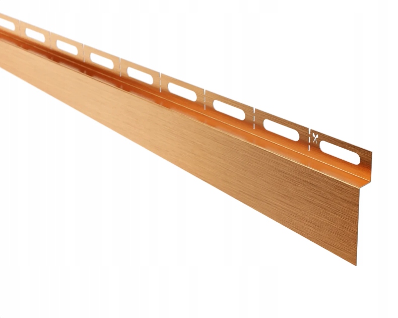 Stěnová Lišta Měděná nástěnná měděná Mat Levá 120 cm