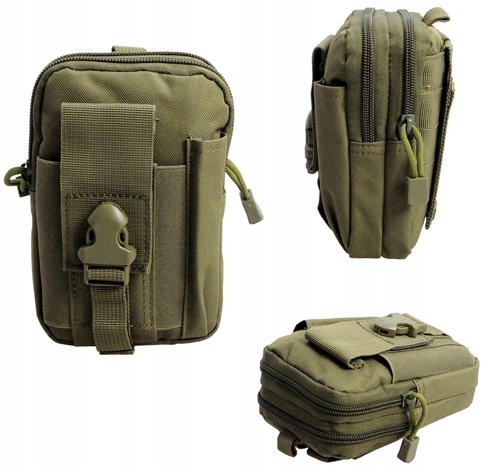 SASZETKA TAKTYCZNA NERKA BIODROWA WOJSKOWA MOLLE Model NA PREZENT TURYSTYCZNA BIODRÓWKA MOLLE DO PASKA
