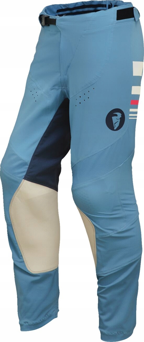 Dámske nohavice na cross/štvorkolku Thor Prime Blaze Blue/white 3/4