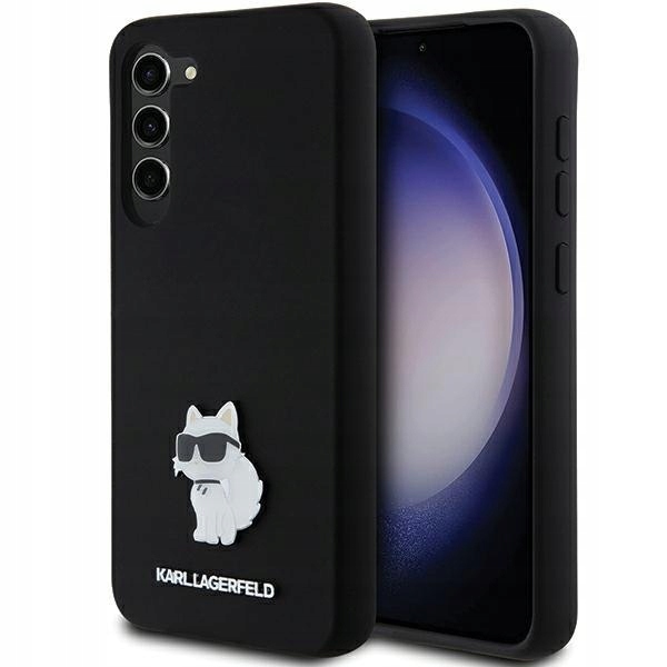 Karl Lagerfeld KLHCS23MSMHCNPK S23+ S916 czarny/black hardcase Silicone Cho