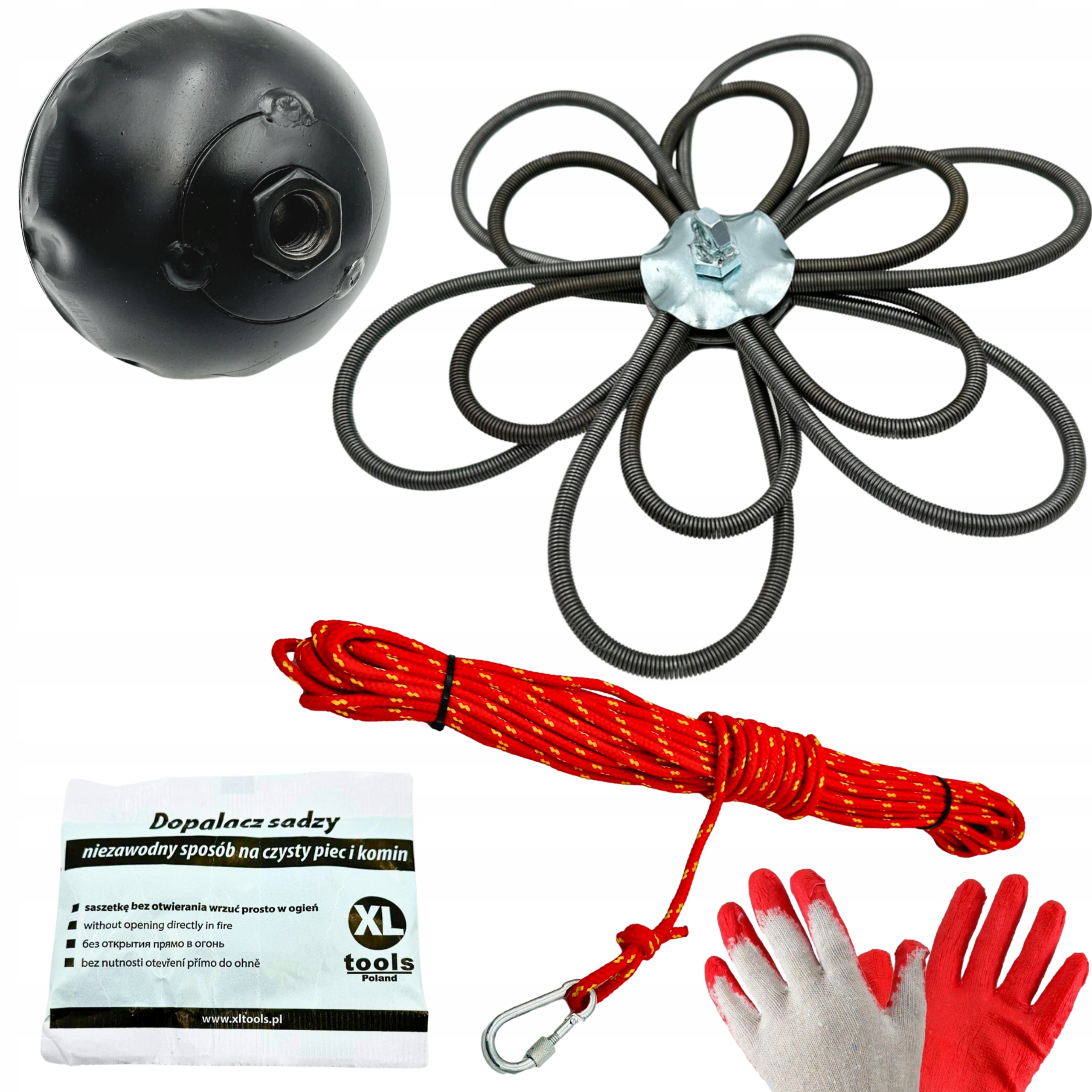 Kominíková Sada Na Čištění Komína 15 m 2.5 kg