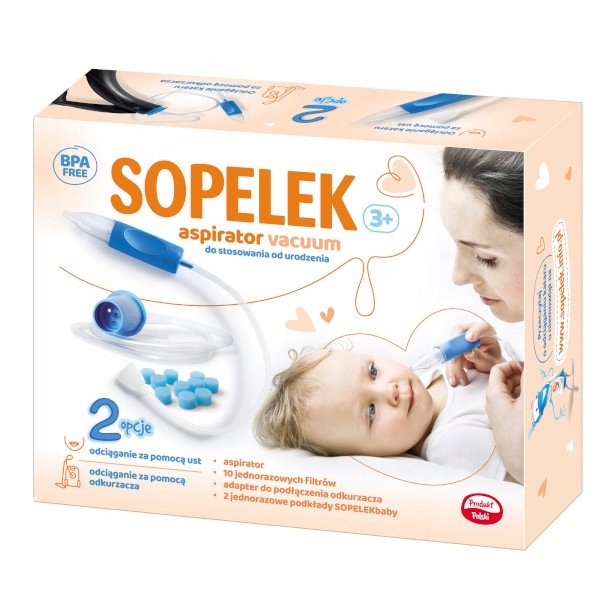 ASPIRATOR NOSOWY SOPELEK DZIAŁA Z ODKURZACZEM