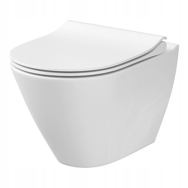Cersanit miska wisząca z deska City Oval CleanOn K701-104