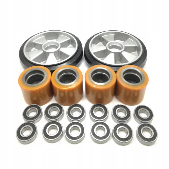 Komplet kółek paleciaki wózki paletowe AC25 Promag Lema Hpt-a wiele modeli