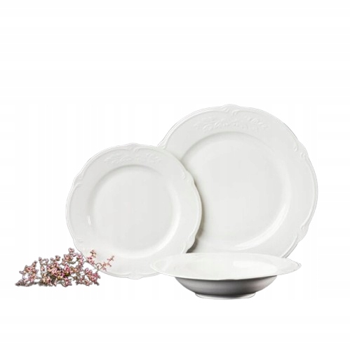 Serwis obiadowy porcelana 18 el. dla 6 osób Ambition Pola