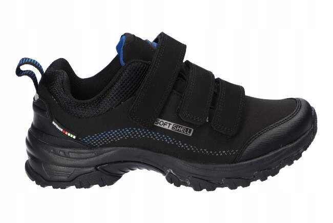 

Buty Trekingowe Softshell Black/blue Rzep R36