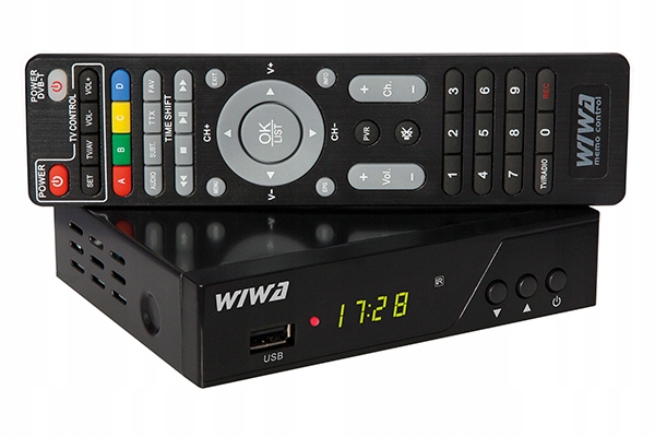 Tuner DVB-T2 Wiwa H.265 Pro dekoder w solidnej metalowej obudowie-Zdjęcie-0